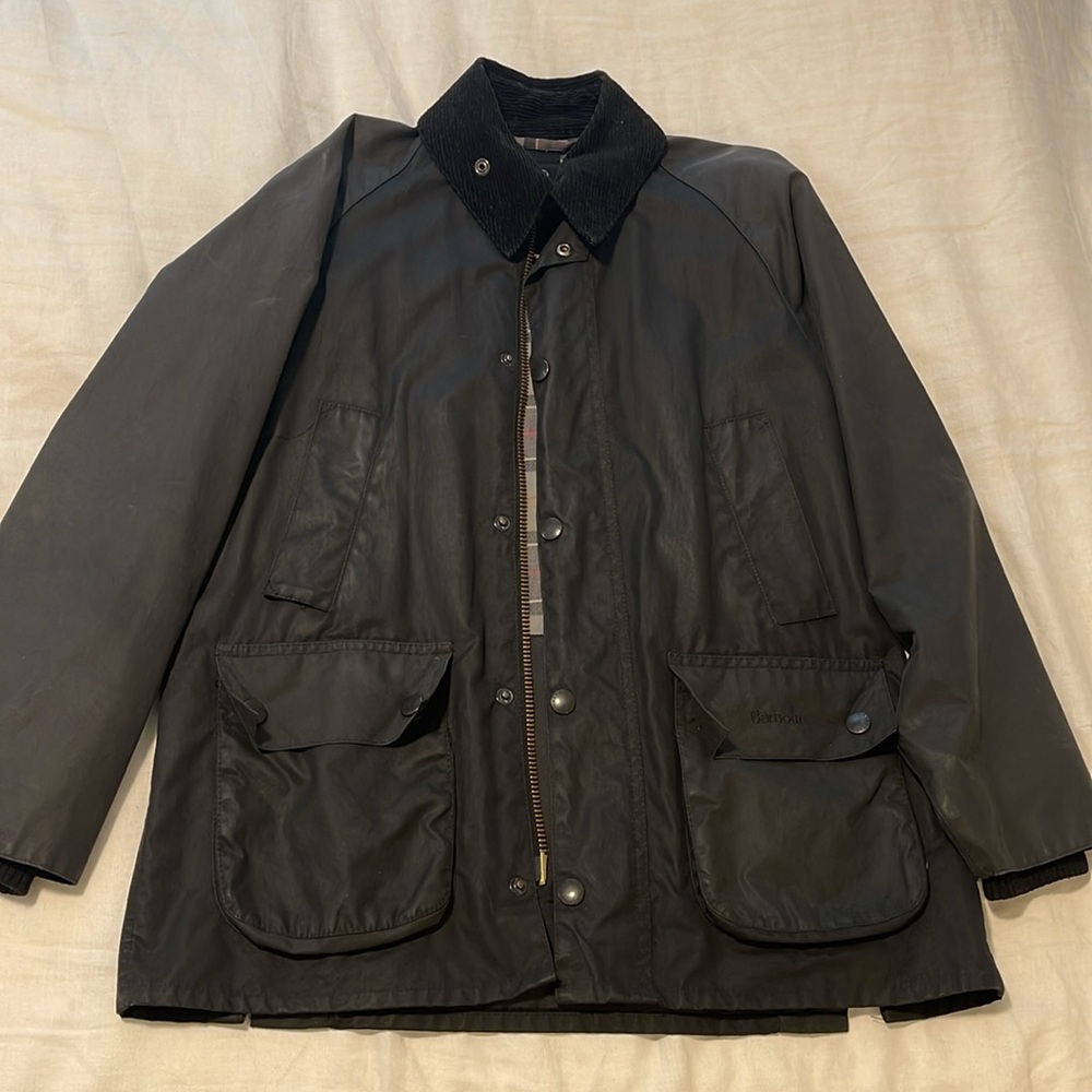 Barbour Classic Bedale Wax Jacket in black
